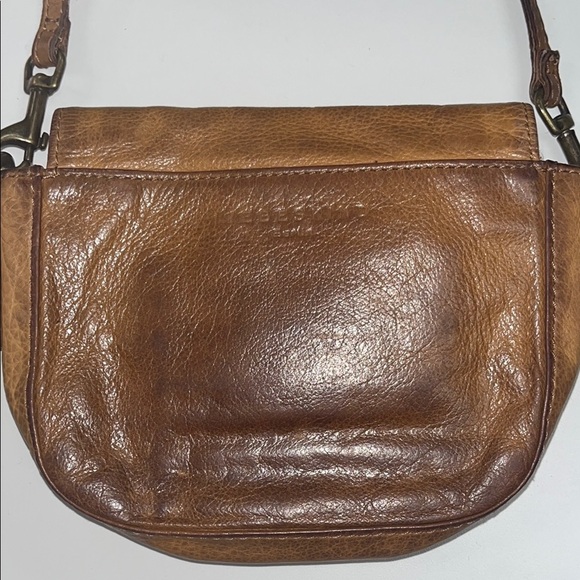 Liebeskind Berlin leather mini crossbody bag/ tan / preowned - Picture 2 of 12